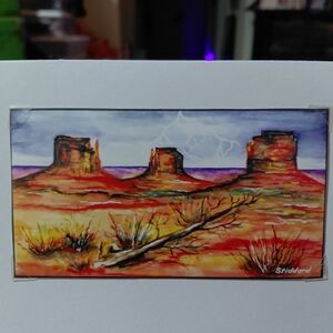 Monument Valley Lighting By Jack E. Stiddard Notecard
